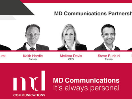Partnership team at MD Communications