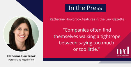 katherine howbrook in the law gazette