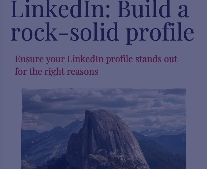 linkedin rock solid cover square