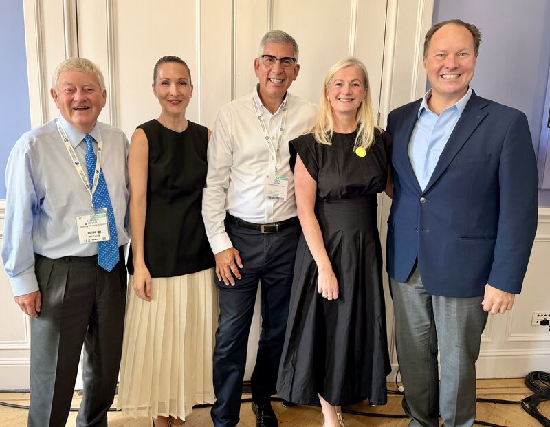 Melissa Davis with fellow panellists Gary Assim, Katie Cramond-Hill, Louise Edwards and David Gutierrez at the IBA Law Firm Management Committee Academy for Leaders