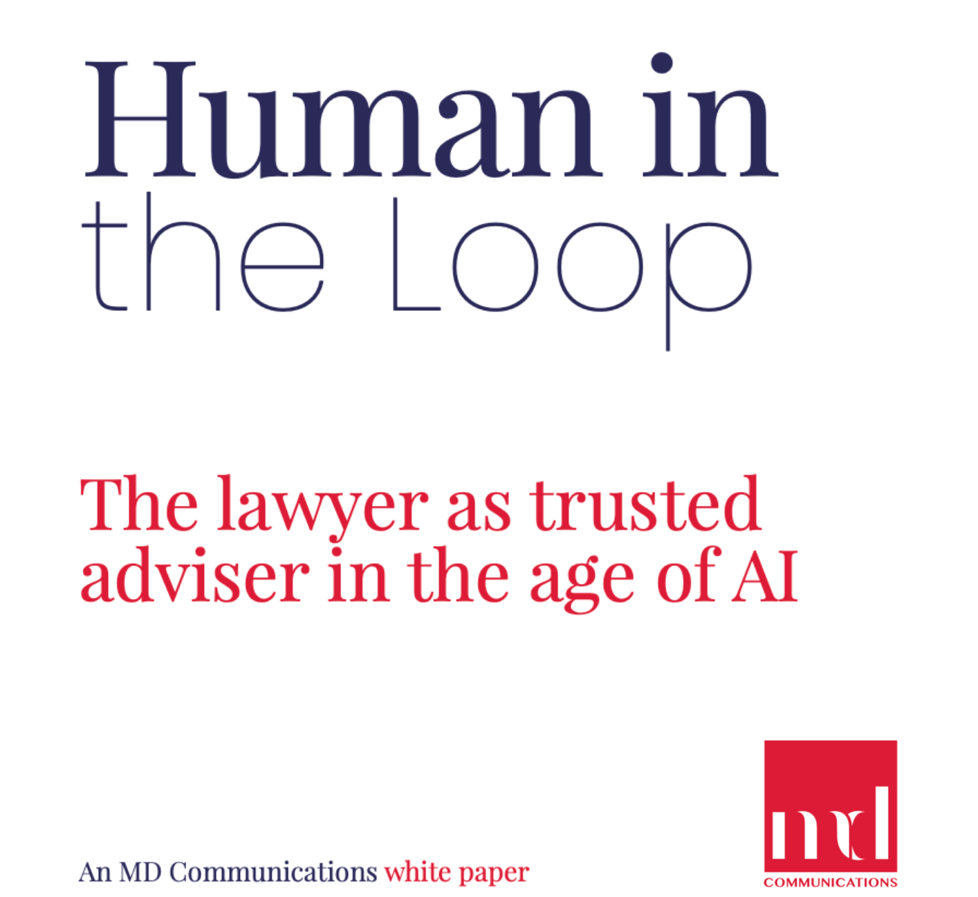 human in the loop cover